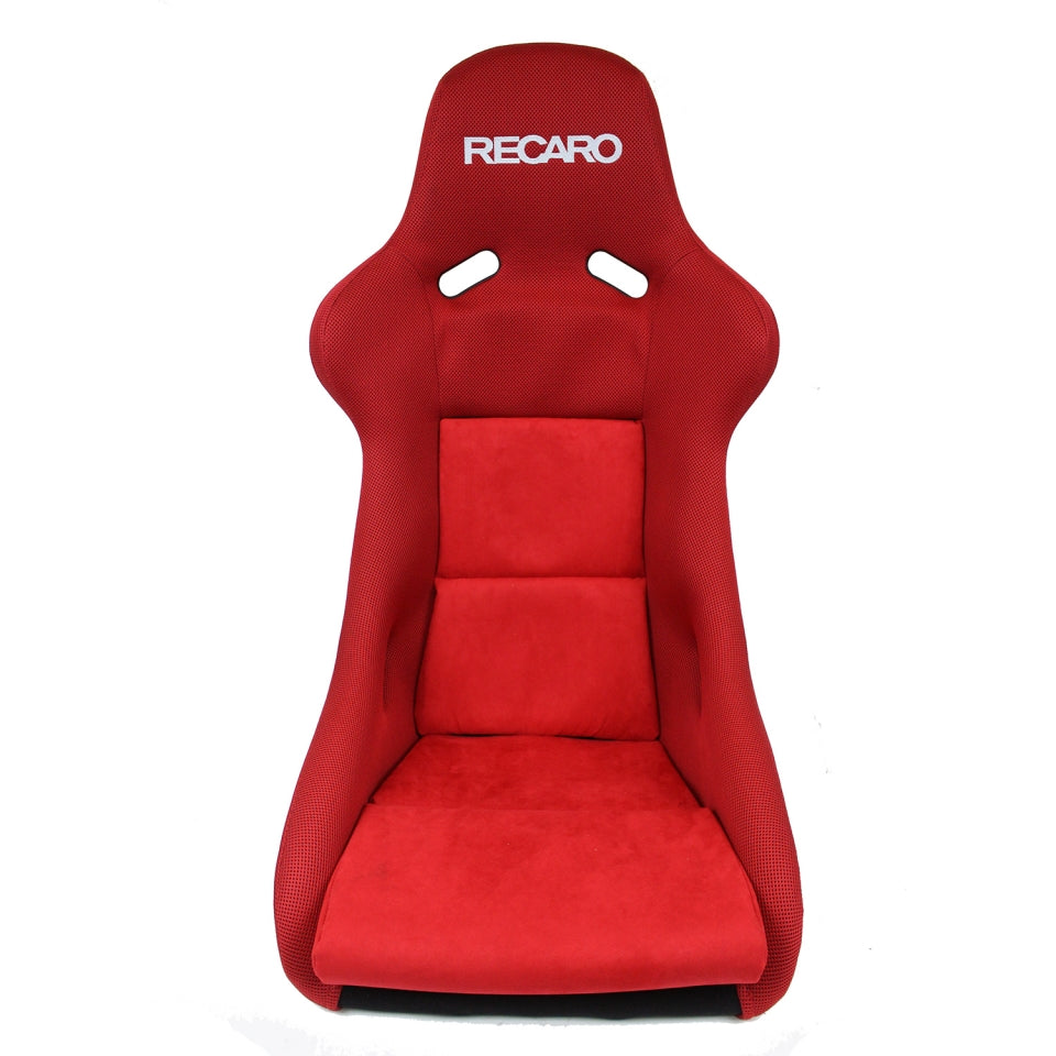 Recaro Pole Position - Jersey Red Bolster / Suede Red Insert / Silver Logo
