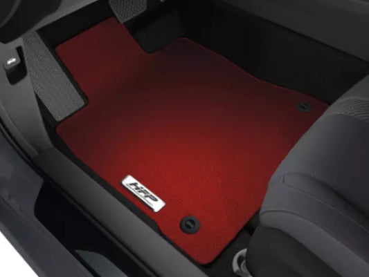 Genuine Honda 2016-2021 Civic Sedan/Hatchback HFP Carpet Floor Mat Set (Red)
