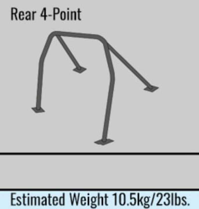 Cusco D1 Roll Bar - Honda Civic Type R FK8 17-21 (4-pnt, 2 Pass)