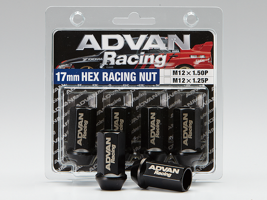 Advan Lug Nut 12X1.50 (Black) - 4 Pack