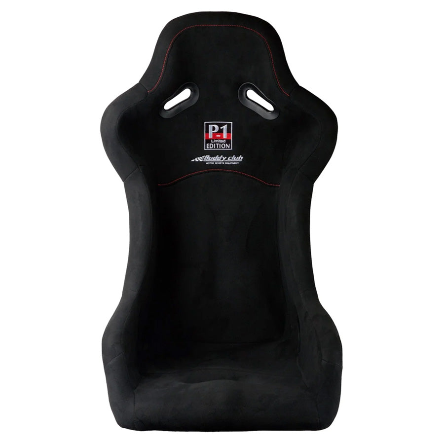 Buddy Club P1 Limited Bucket Seat Wide Black V.2 with FRP Shell Group N Garage