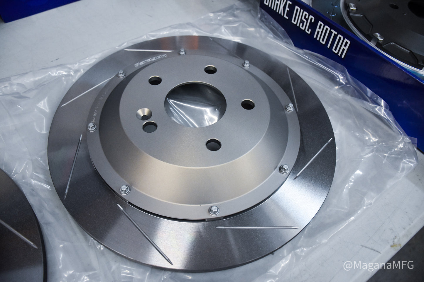 Paragon 2-piece Rotors Rear Pair 350mm x 11mm (13.78" x 0.43") - Honda Civic Type R FK8 / FL5 / DE5