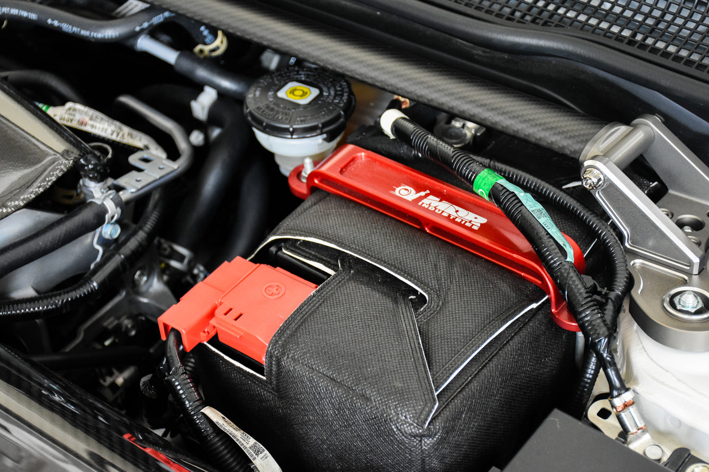 MDR Industries Billet Battery Tie Down 2023+ Honda Civic Type R FL5 / 2024+ Acura Integra Type S