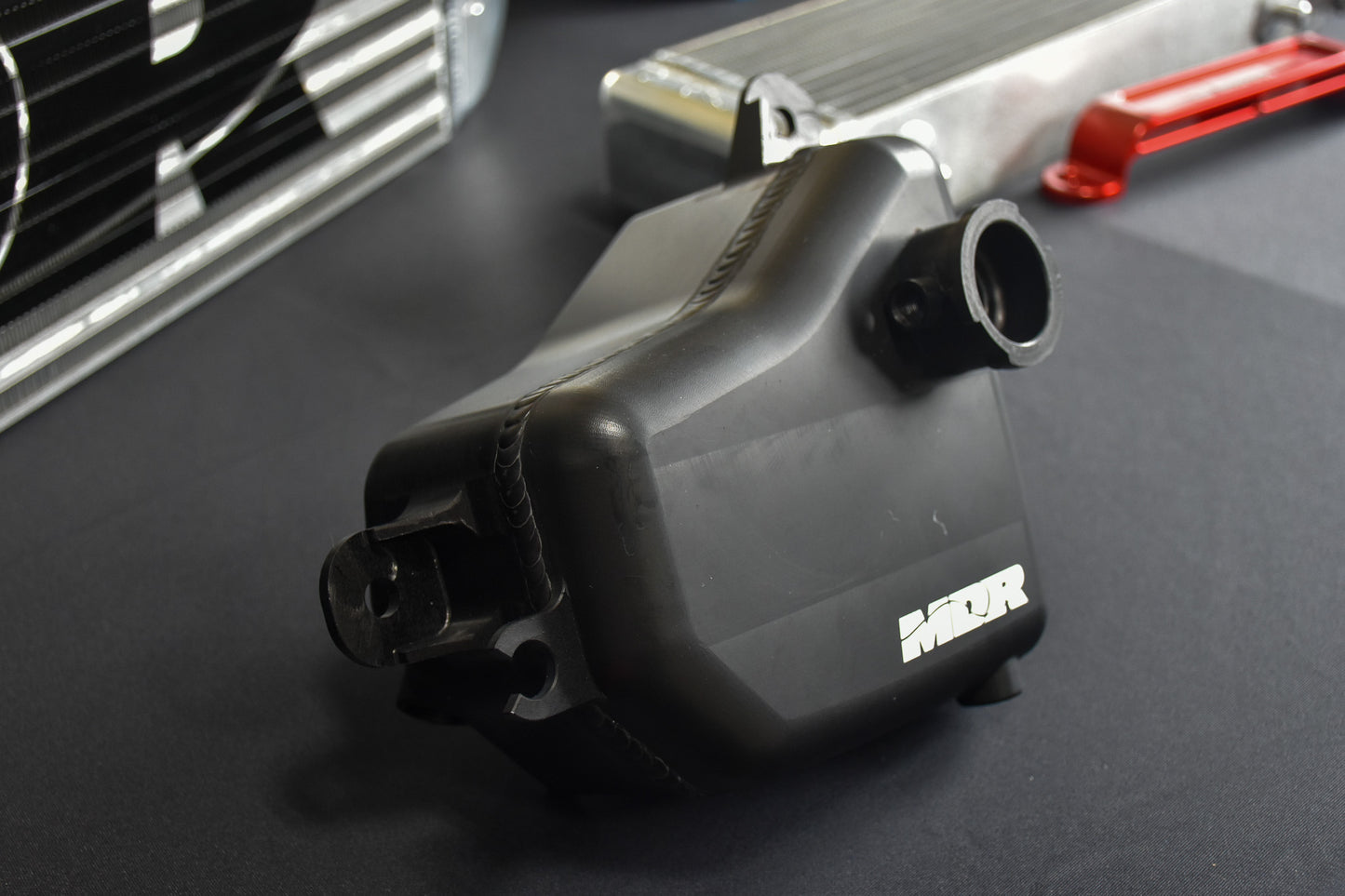 MDR Industries Billet EXPANSION TANK - MIDNIGHT ONYX 2023+ Honda Civic Type R FL5 / 2024+ Acura Integra Type S / 2017+ Honda Civic Type R FK8