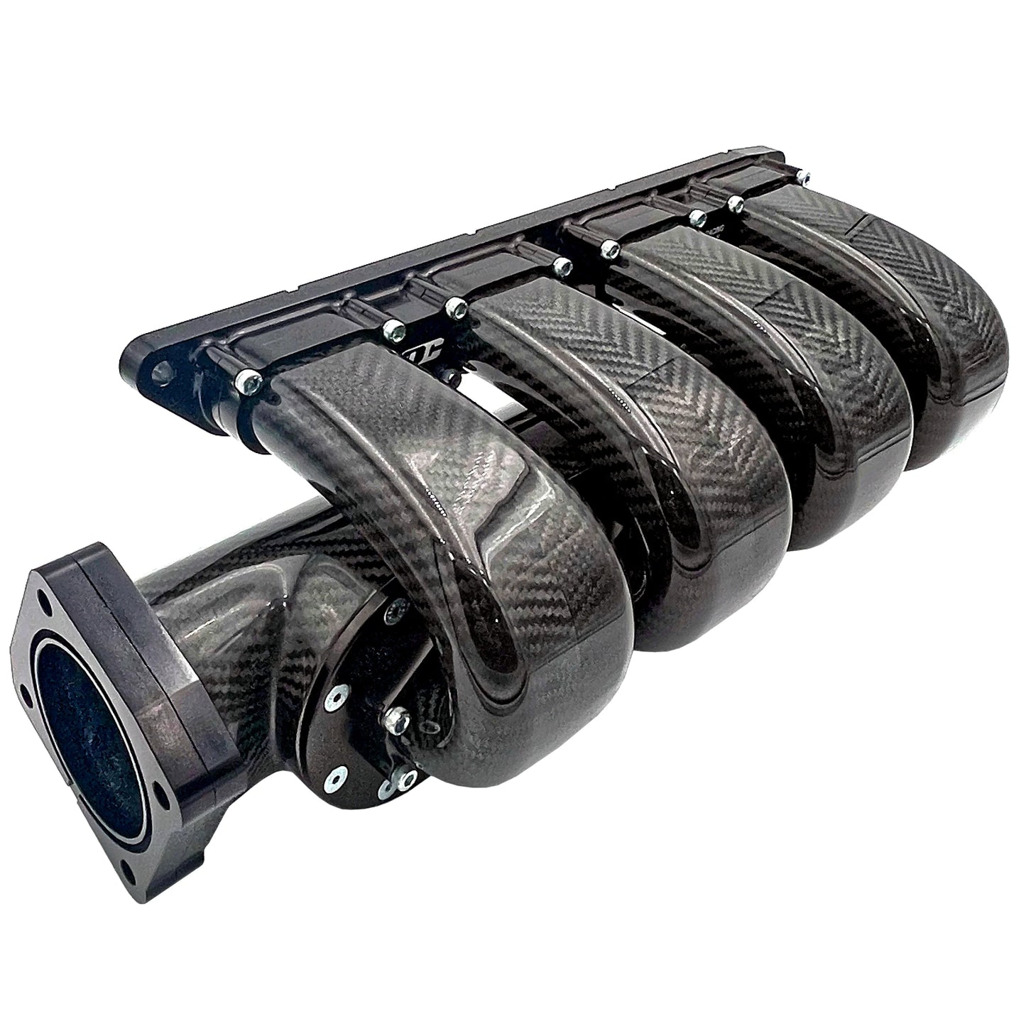 PRACWORKS CARBON FIBER INTAKE MANIFOLD BLACK ANODIZED - 2017-2021 CIVIC TYPE-R FK8 / 2023+ FL5 // 2023+ INTEGRA TYPE S