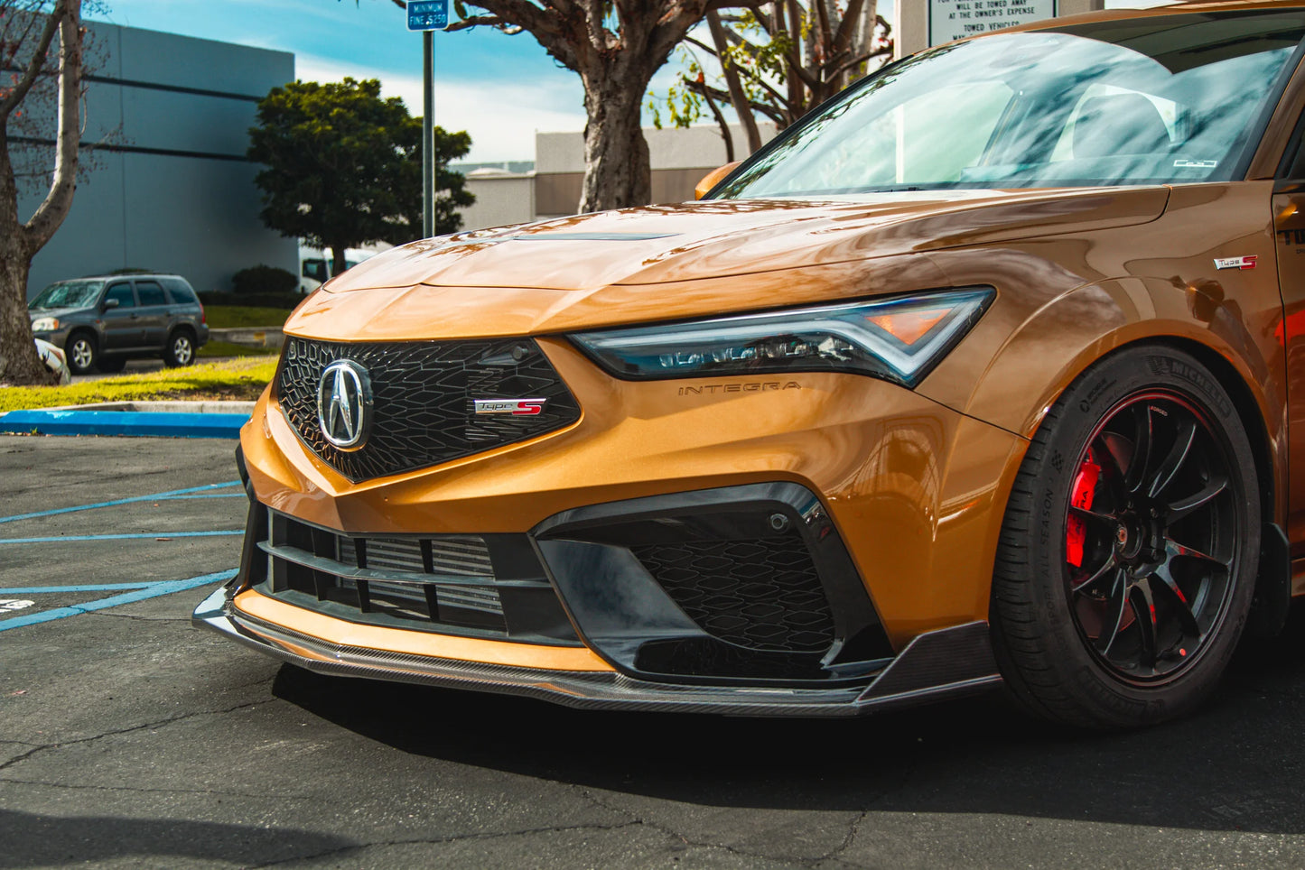 APR Performance Carbon Front Air Dam Lip 2023+ Acura Integra Type S