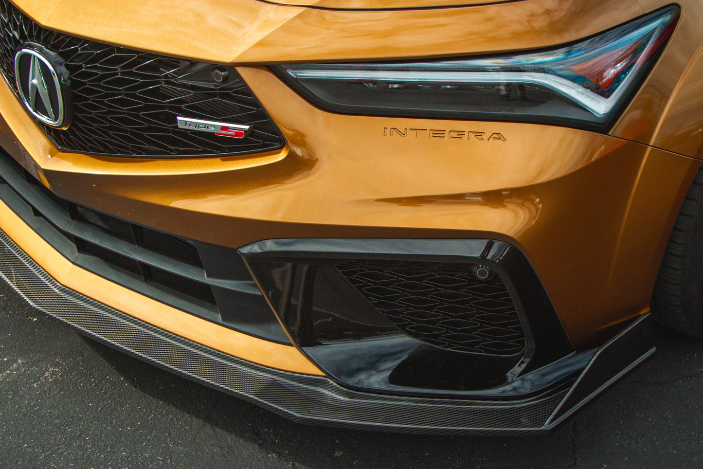 APR Performance Carbon Front Air Dam Lip 2023+ Acura Integra Type S