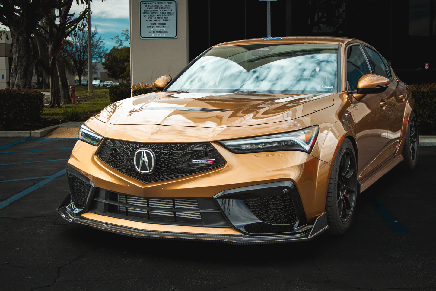 APR Performance Carbon Front Air Dam Lip 2023+ Acura Integra Type S