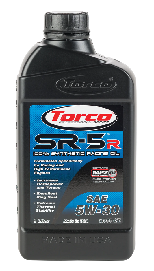 TORCO SR-5R SYNTHETIC RACING OIL 5W-30