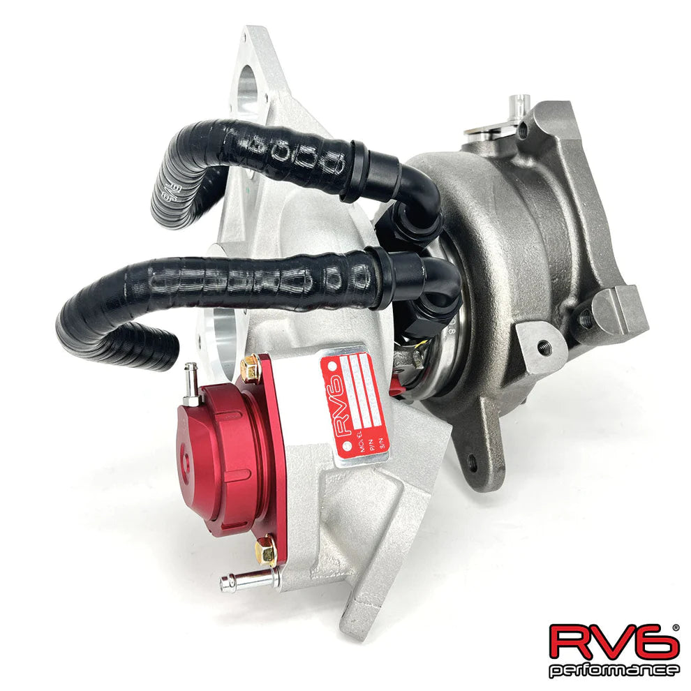 RV6 R660 RED Ball Bearing Turbo for 2.0T With Bypass Valve 2017+ Honda Civic Type-R FK8/FL5 / 2023+ Integra Type S DE5