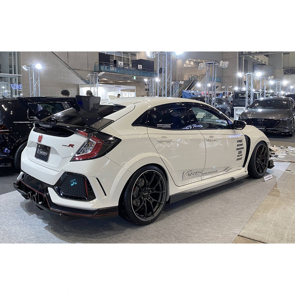 Varis Arising-II Side Skirt Set with Underboard (FRP/Carbon) - Honda Civic Type R FK8 17-21