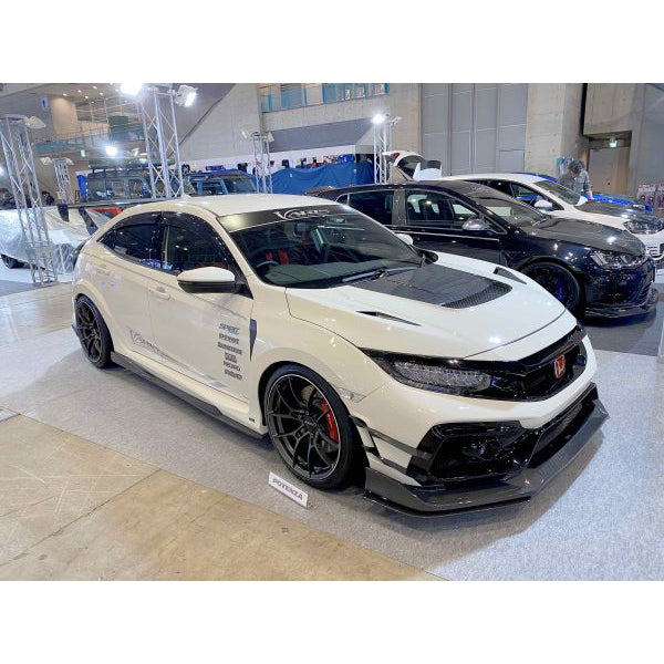 Varis Arising-II Side Skirt Set with Underboard (FRP/Carbon) - Honda Civic Type R FK8 17-21