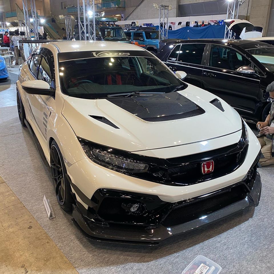 Varis Arising-II Front Bumper (FRP/Carbon) - Honda Civic Type R FK8 17-21