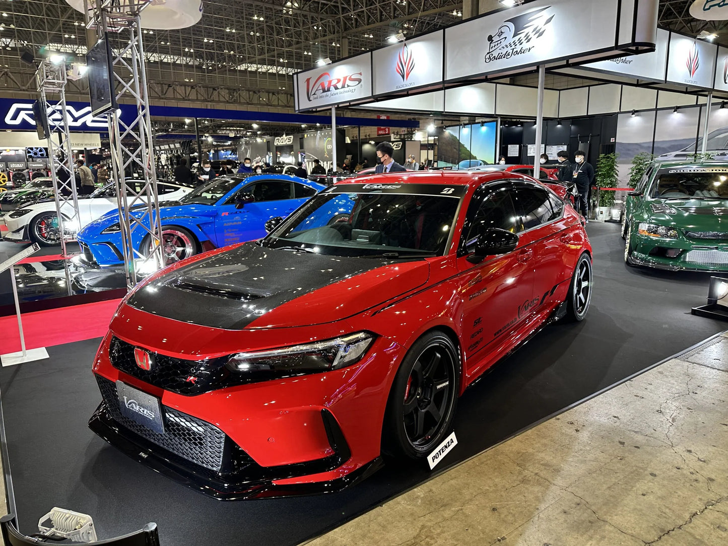Varis ARISING-1 Carbon+ Fiber Front Lip Spoiler 2023+ Honda Civic Type R FL5
