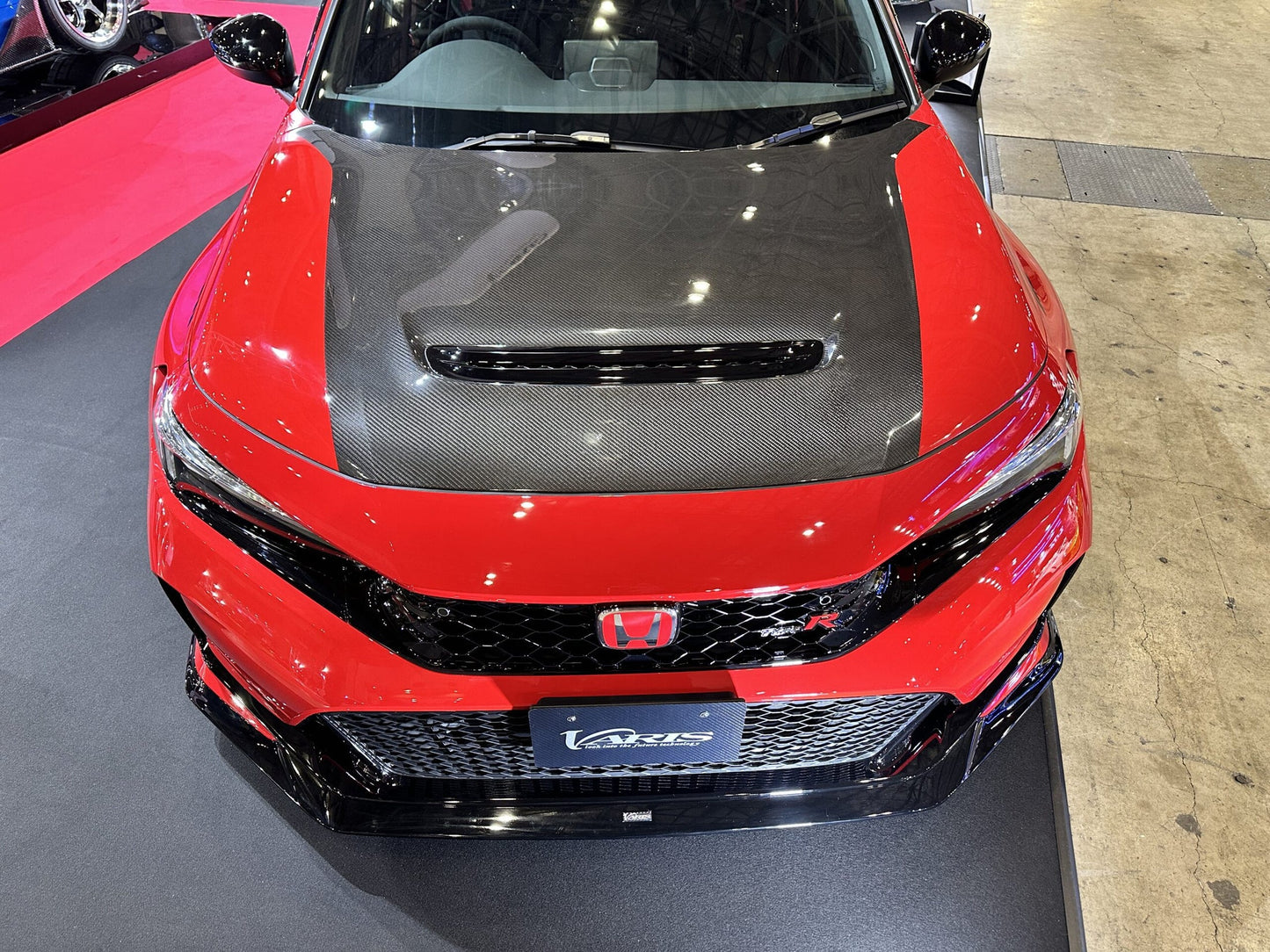 Varis ARISING-1 Carbon+ Fiber Light Weight Bonnet 2023+ Honda Civic Type R FL5