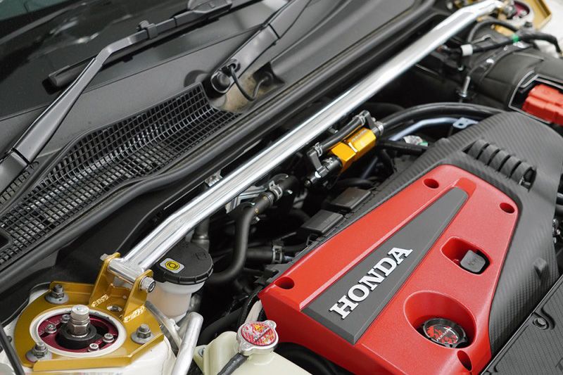J's Racing Strut Tower Bar (Front) 2023+ Honda Civic Type R / 2023+ Acura Integra Type S