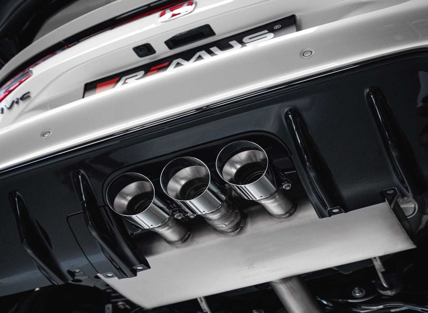 GPF-back Sport Exhaust centered 2023+ Honda Civic Type-R, incl. EC approval