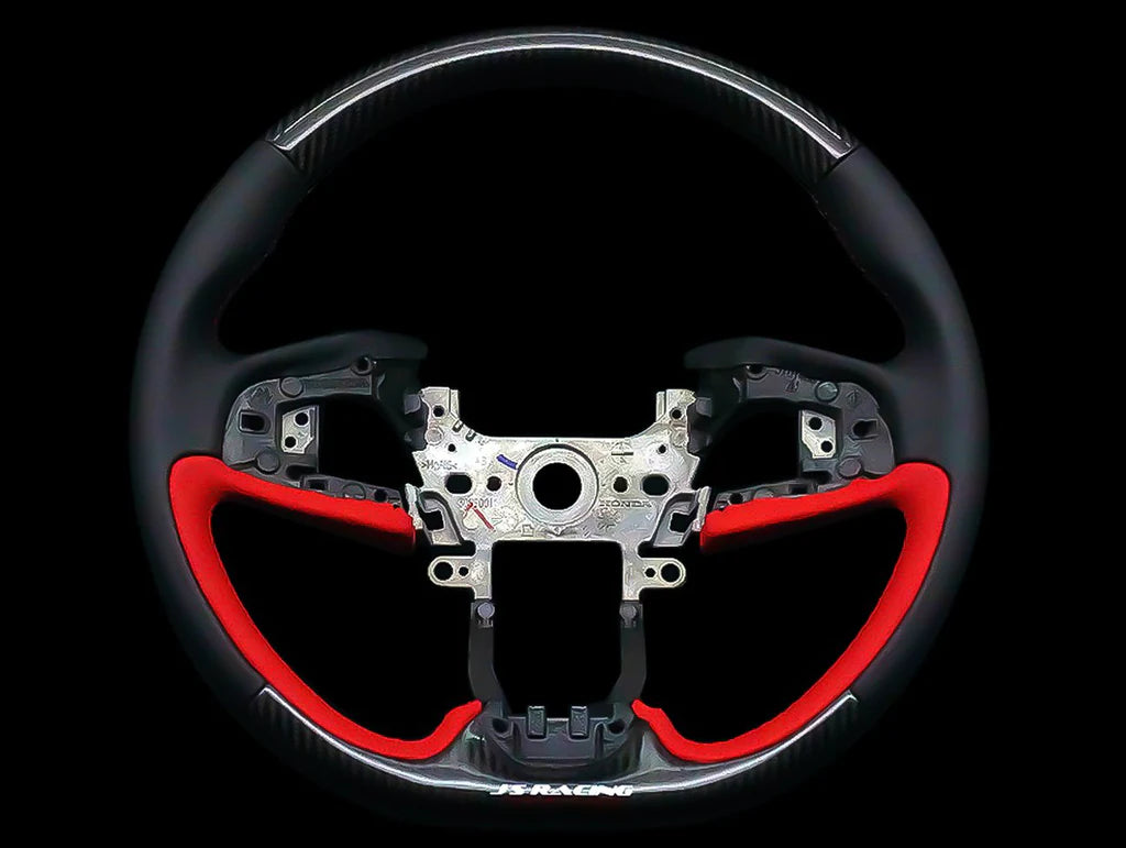 J's Racing Sport Steering Wheel Leather 2017-2021 Honda Civic Type R
