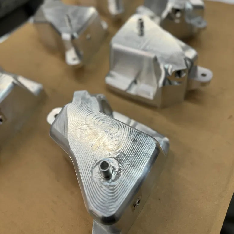 MDR Industries Billet EXPANSION TANK - Machine Finish 2023+ Honda Civic Type R FL5 / 2024+ Acura Integra Type S / 2017+ Honda Civic Type R FK8