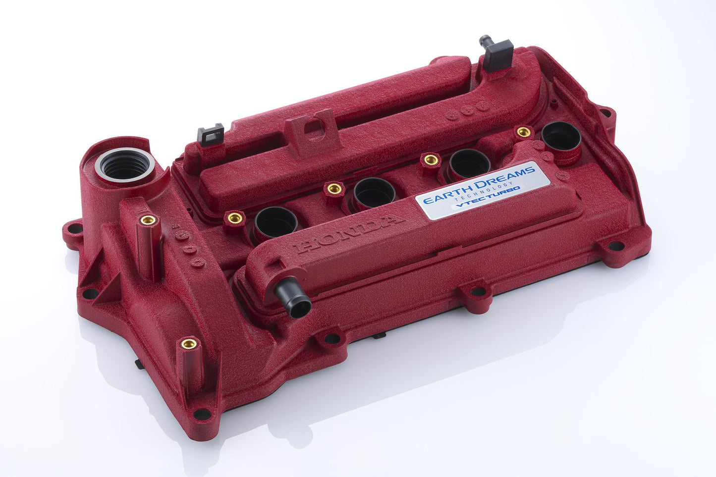 Spoon Head Valve Cover, Red 2016-2021 Honda Civic Non Si Fk7 & FC1
