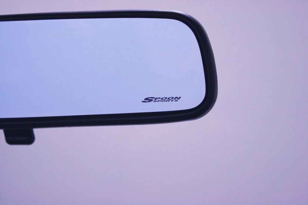 Spoon Blue Wide Rear View Mirror - Accessories AP1/2,EG6,EP3(early)
