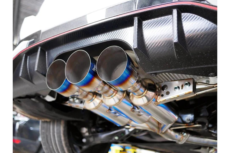 Invidia Gemini/R400 Full 76mm Exhaust w/Front Pipe and Titanium Tips 2017-2021 Honda Civic Type-R