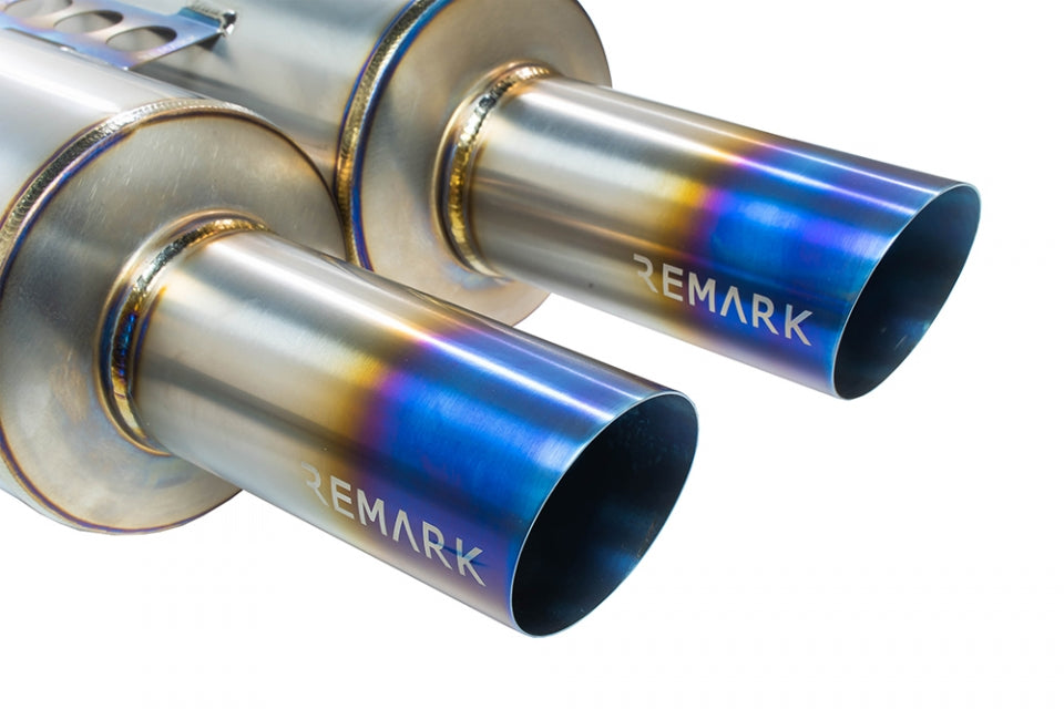 Remark Full Titanium Catback Exhaust (Resonated) - Honda Civic Type R FK8 17-21