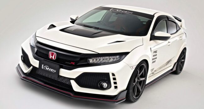 VARIS ARISING I CARBON VENTED COOLING HOOD Honda Civic Type R FK8 17-21