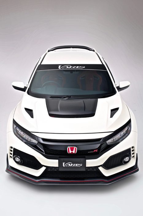 VARIS ARISING I CARBON VENTED COOLING HOOD Honda Civic Type R FK8 17-21