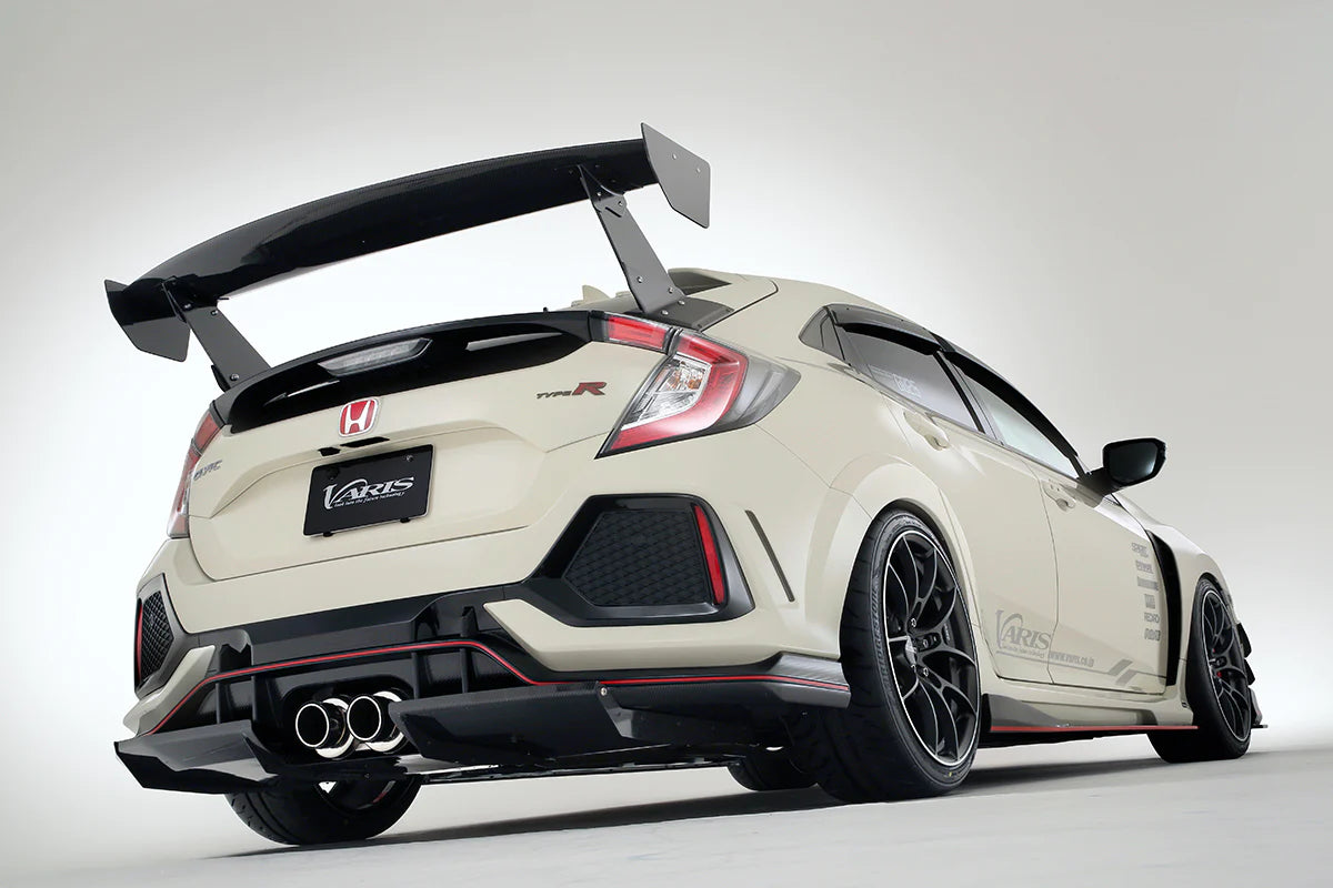 Varis GT-Wing with Mount Bracket for Street II (1520mm, Carbon) - Honda Civic Type R FK8 17-21
