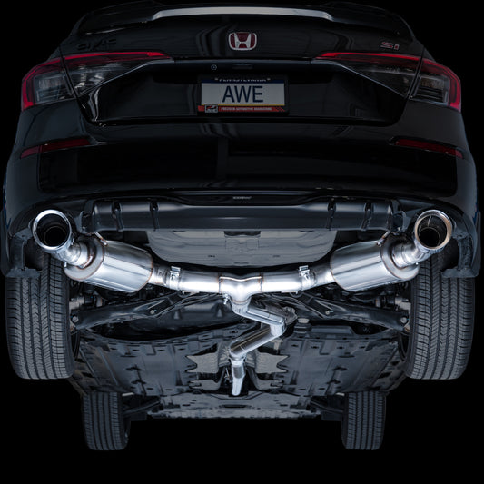 AWE Tuning Touring Edition Catback Exhaust - Chrome Tips 2022+ Honda Civic / 2023+ Acura Integra A-Spec