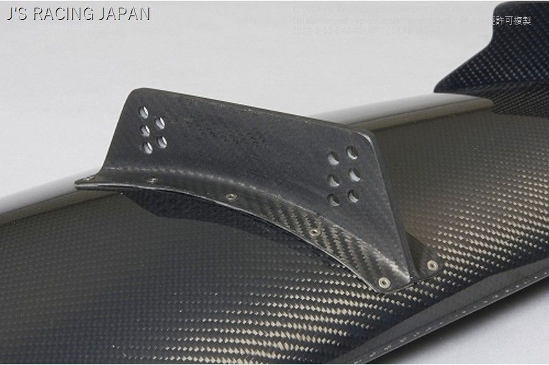 J's Racing's 3D GT Wing Wet Carbon 1600M 2017-2021 Honda Civic Type R