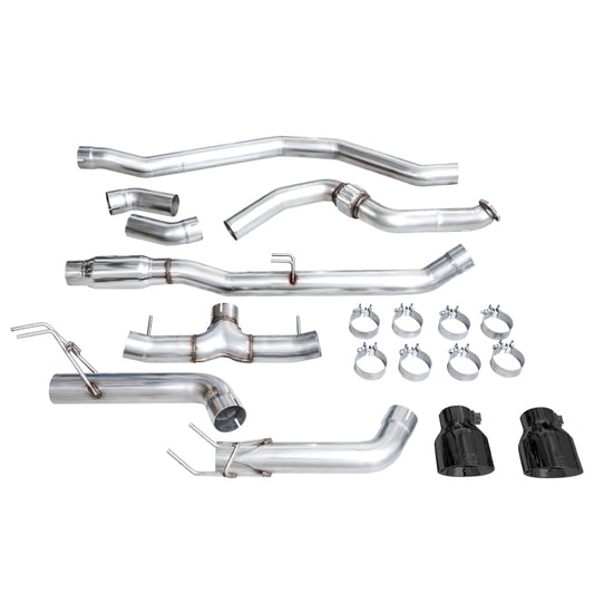 AWE Tuning Track Edition Catback Exhaust - Dual Diamond Black Tips 2022+ Honda Civic / 2023+ Acura Integra A-Spec