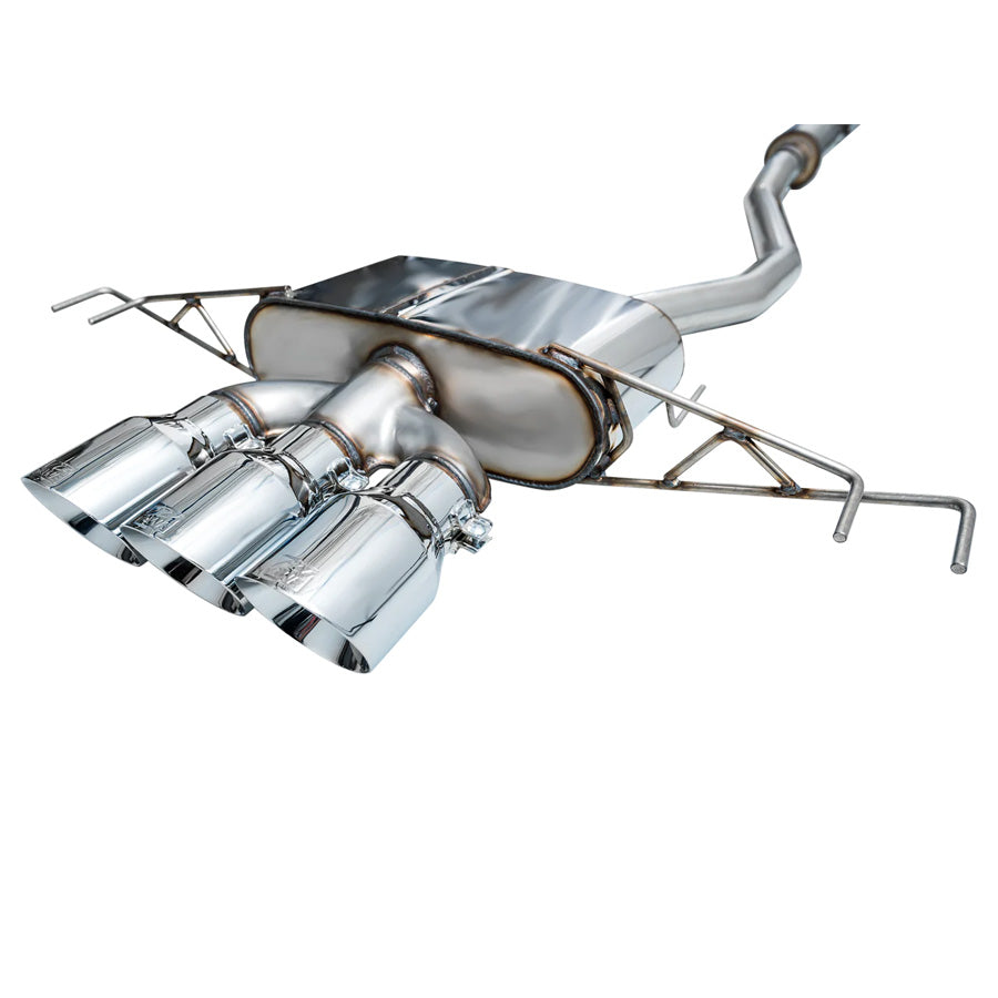 AWE Touring Edition Exhaust (Triple Chrome Silver Tips) - Honda Civic Type R FL5 2023+