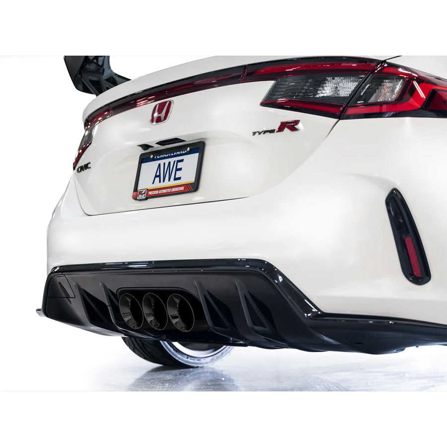 AWE Track Edition Exhaust (Triple Black Diamond Tips) 2023+ Honda Civic Type R FL5