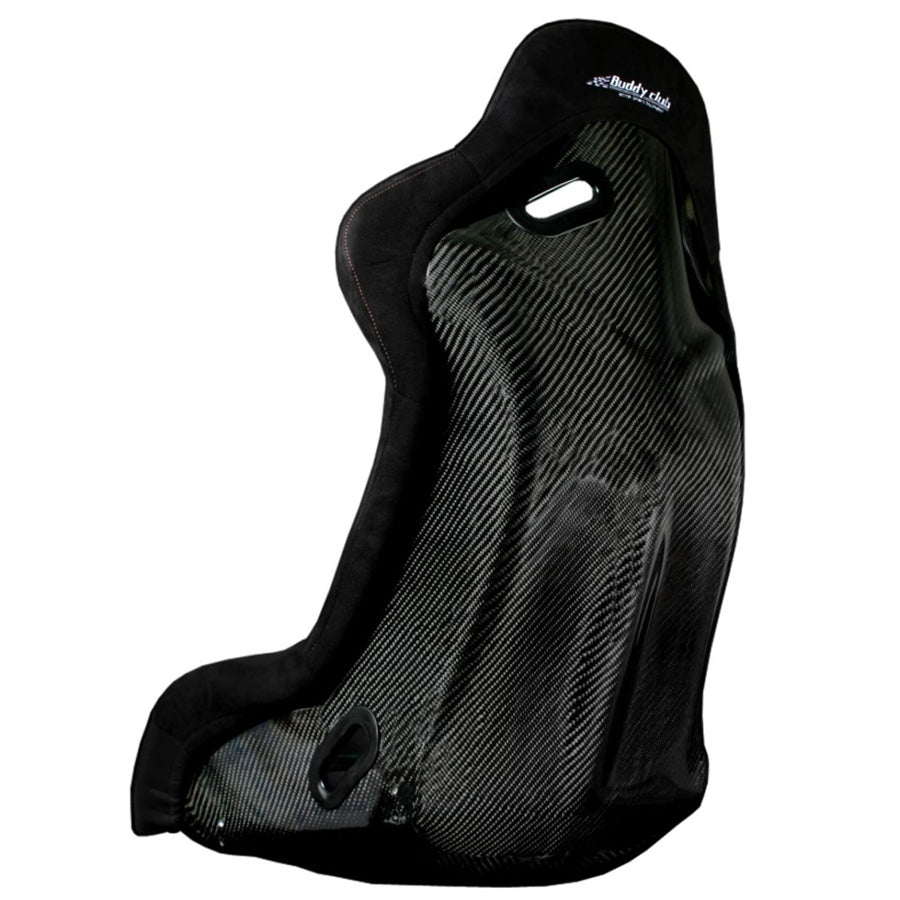 Buddy Club P1 Limited Bucket Seat (Wide) - Black with Carbon Fiber Shell