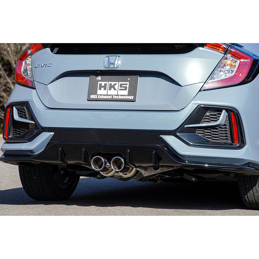 HKS Hi-Power SPEC-L2 Exhaust V2 2016-2021 Honda Civic Hatchback Sport