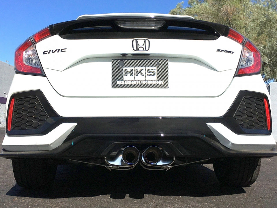 HKS Legamax Premium Exhaust 2016-2021 Honda Civic Hatchback Sport