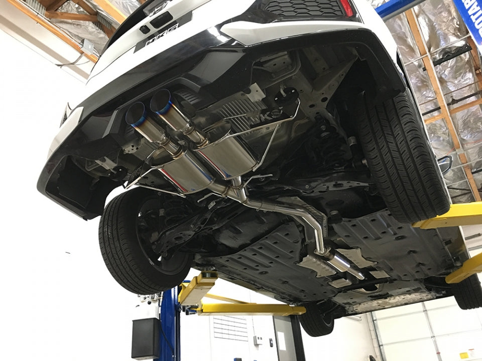 HKS Legamax Premium Exhaust 2016-2021 Honda Civic Hatchback Sport