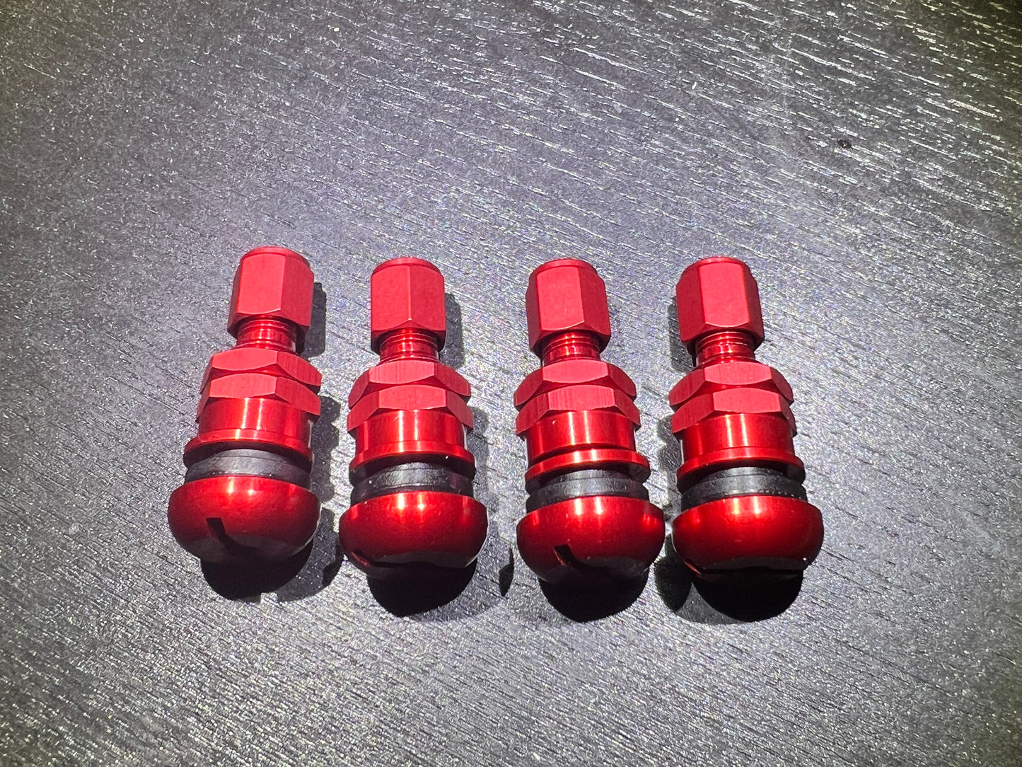 Rays Engineering Valve Stem (Set of Four) - Red