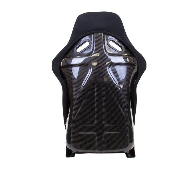 NRG Carbon Fiber Bucket Seat - Black