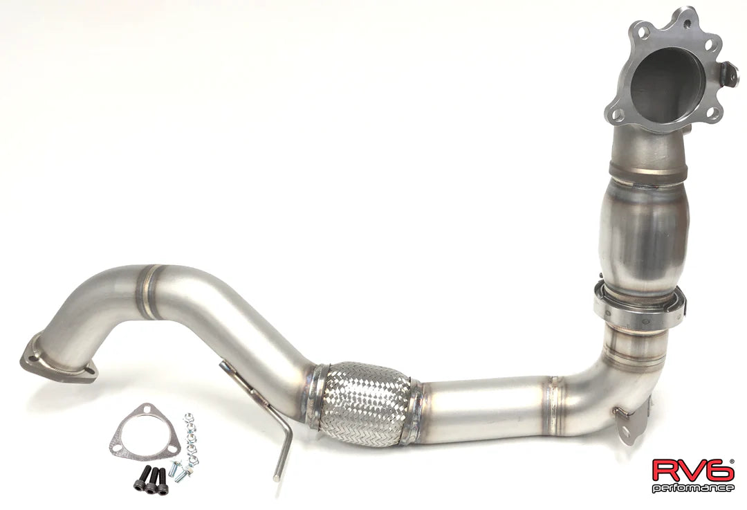 RV6 CATTED DOWNPIPE & FRONT PIPE COMBO FOR 17-21 HONDA CIVIC [1.5T]