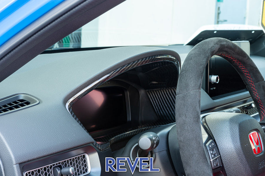 Revel GT Dry Carbon Dash Cluster Cover 2023+ Honda Civic Type R FL5