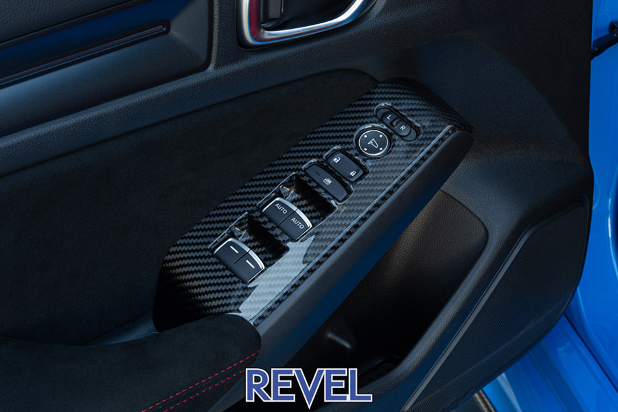 Revel GT Dry Carbon Window Switch Panel 2023+ Honda Civic Type R FL5