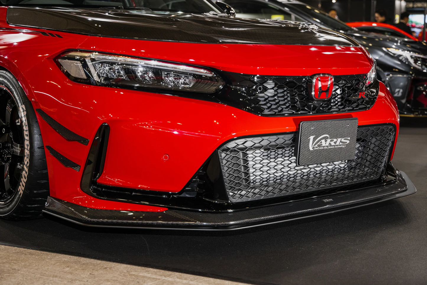 Varis ARISING-1 Carbon+ Fiber Extension Lip for Front Lip Spoiler 2023+ Honda Civic Type R FL5