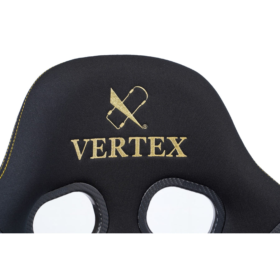 Vertex x Bride Zeta IV Seat - Black with Gold Stitching