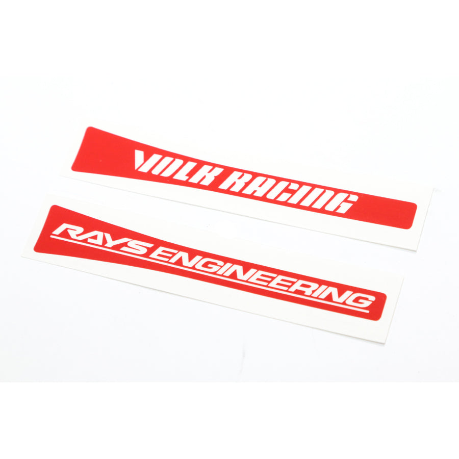 Volk Racing CE28SL 17/18" Spoke Sticker (2 Pieces / Red) Set of Four [4]