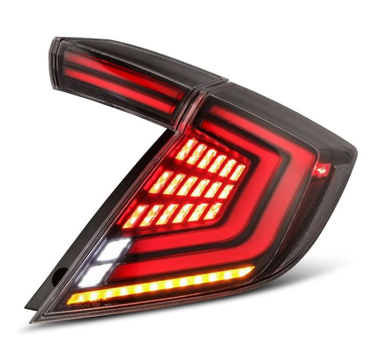 Nova-Series LED Tail Lights (Pair) - Alpha Black 2016-2021 Honda Civic