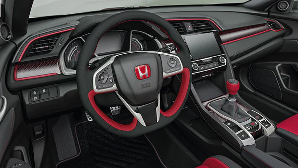 Genuine Honda 2017-2021 Civic Type-R FK8 Carbon Fiber-Styled Interior Panel Set