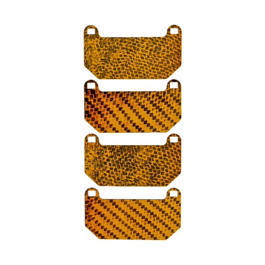 HEL Carbon Fibre Brake Pad Shims 2022+ Civic Type R  / 2023+ Integra Type S